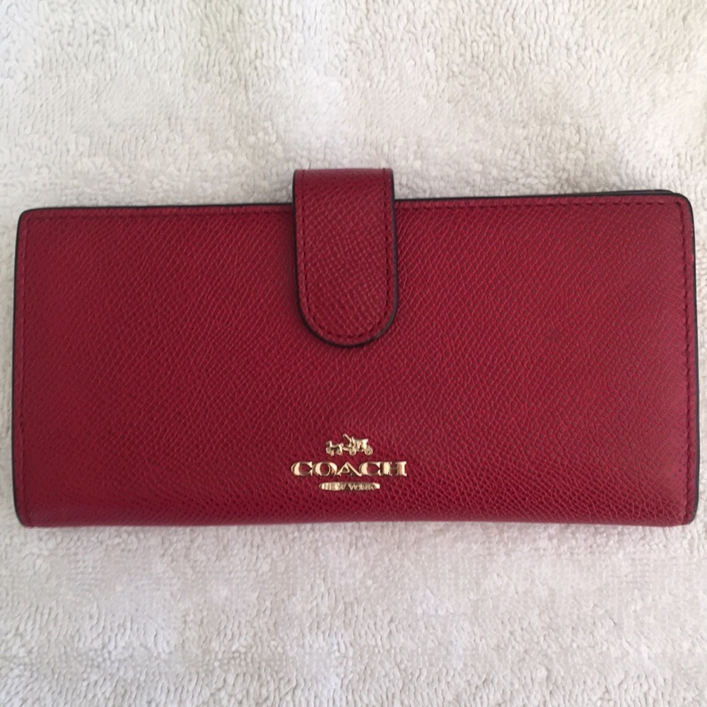 COACH snap closure wallet